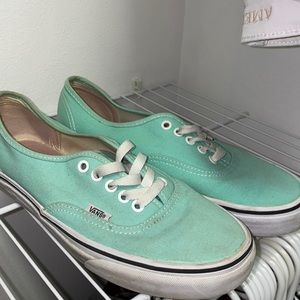 Teal vans